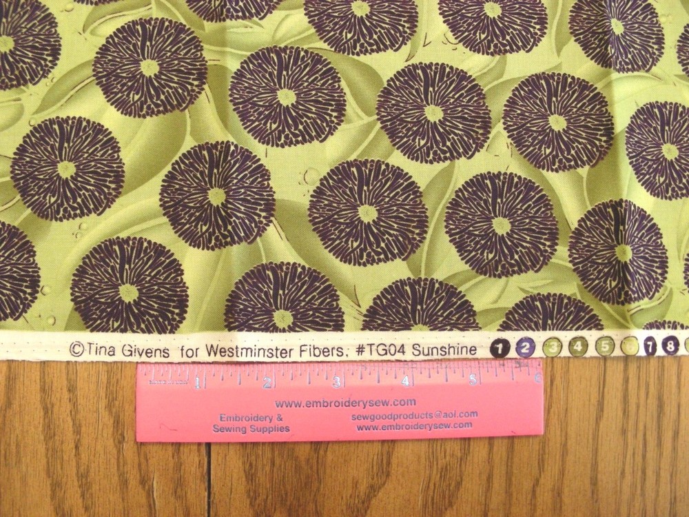 Cotton – Quilting – Westminster Fibers – Sunshine #TG04 – by Tina Givens – 1 yd