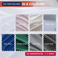 Simple&Opulence Cotton Linen Fabric 55″ Wide 4oz by The Yard, Lightweight Breath