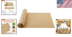 40 Inch by 150 Feet Burlap Roll Natural Jute for DIY Crafts and Home Decoration