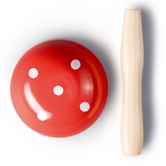 Prym Darning Mushroom 14.0 x 9.3 x 2.5 cm, Red