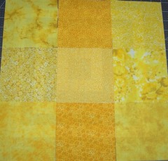 54 Yellow Sunshine to Melon Fabric 5″ Quilting Squares 100% Cotton pack bundle B