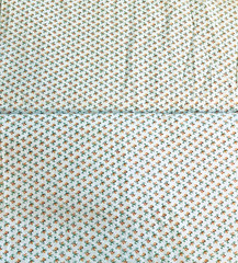 VTG Ditzy Shades of Yellow Rosebuds Floral on White Grannycore Cottagecore BTFQ