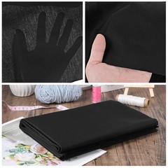 10 Yards Black Cotton Fabric by the Yard Fabrics,59 Inches Wide Medium Weight…