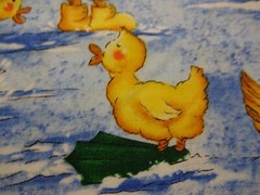 Northcott Fabric Puddle Ducks Sue Kruger Running Raincoat Water Scenes 3 Yards