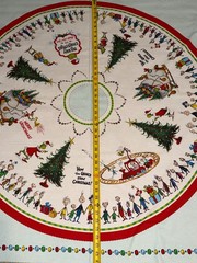 FREE ship RK How the Grinch Stole Christmas Tree Skirt panel 100% cotton fabric