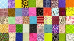 Classic Scrap Pack – 1,000 Pieces – Mixed Sizes No Duplicates – 100% Cotton 5614