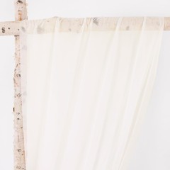 Elegant 29″ x 20ft Ivory Sheer Draping Fabric for Memorable Wedding Ceremonies