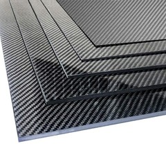 300 X 400 X 1 MM Carbon Fiber Sheets 100% 3K Twill Matte Carbon Fiber Plate