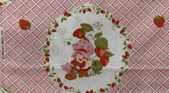 VINTAGE 1980s Strawberry Shortcake on Pink – BTHY: 18” x 44”