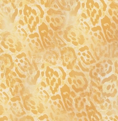 Feline Drive Fabric SHALIMAR Cheetah Tonal Light Gold – Fat Quarter (18″x22″) FQ