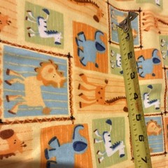 Multicolor Mixed Animal Print Baby Children Flannel Fabric 42×72
