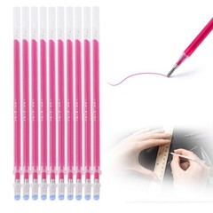 Pssopp 100pcs Red Heat Erasable Pens Refill Fabric High Temperature Default