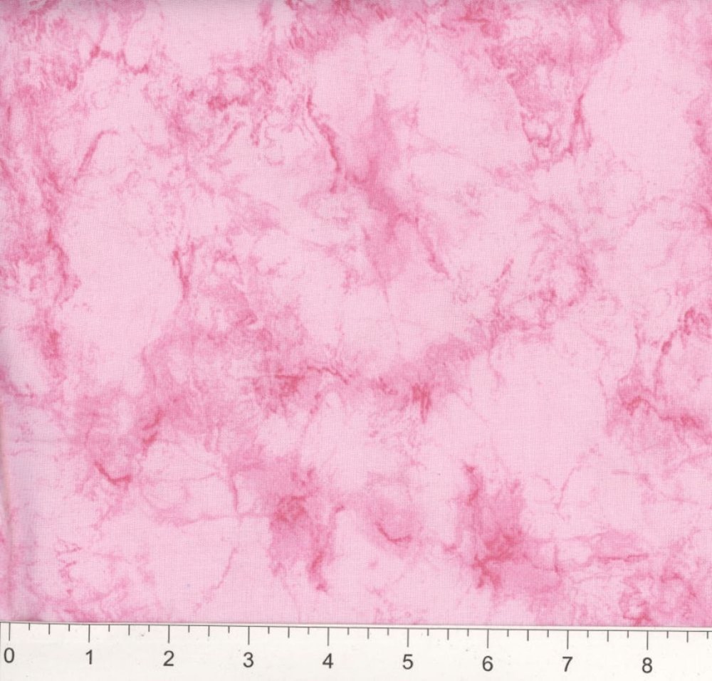 108″ Extra Wide Quilt Backing By the yard 100% Cotton Marble Pink