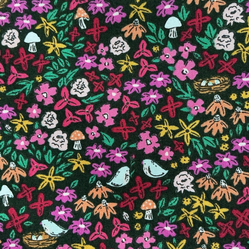 Art Gallery Fabrics The Flower Society 100% Cotton Striking Gardenista 1 Yard