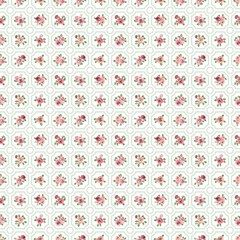 Northcott Blush Sateen by Michel Design Works SP25619 10 White Floral GridCotton