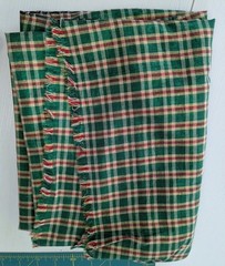 Christmas Quilt Fabric Lot 4 Pounds Birdhouses Penguins Plaid Santa Gingerbread
