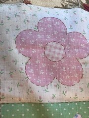 VTG Spring Mill Quilt Sewing Fabric Gingham Hearts Animals Baby HTF 1.5yds
