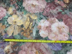 ROMANTIC GARDEN FLORAL UPHOLSTERY FABRIC : 140cm WIDE : $8.00 P/M : #HY-1