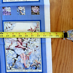 Periwinkle Fairy Panel Fabric 23″ x 44″ for Michael Miller Fabrics 2008 Cotton