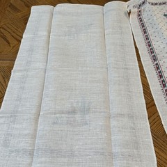 Vintage Southwestern Coyote Cactus Desert fabric Pieces