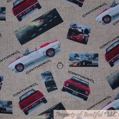 BonEful Fabric FQ Cotton Flannel Quilt VTG Blue White Sheep Farm Animal Baby Boy