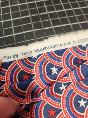 3 Yards American Flag Stars 100% Cotton Fabric