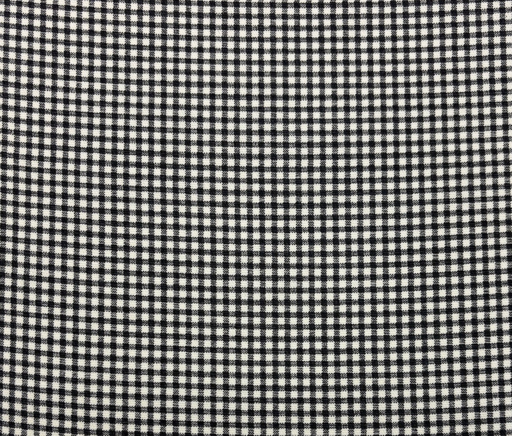 MAGNOLIA HOME MADRID BLACK SMALL CHECK MULTIUSE COTTON FABRIC BY YARD 54″W