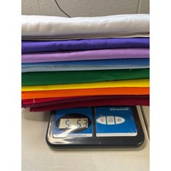 5 lb 5 oz Rainbow Solid Colors Cotton Fabric Remnants 44″ Wide Scrappy Sewing