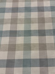 Colefax & Fowler Moire Check Fabric – Belgrave Check Aqua Stone 1.85 yd F3001-17