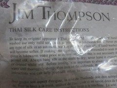 New Jim Thompson Thai Silk FABRIC PURPLE PINK E LEPHANTS Thailand 2.33 Yards
