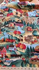 Joan Kessler Concord Fabric Farm Country Harvest 100% Cotton 44″ x 1-1/2 yd