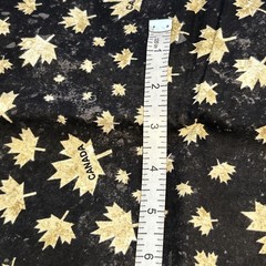 Canada Theme Maple Leaf Fabric 4 Pc Lot Quilting Crafts Sewing Cotton Prints