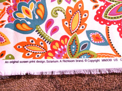2 YARDS RICHLOOM SOLARIUM SCREEN PRINT DESIGN OUTDOOR MULTIUSE FABRIC 54″W