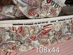 Large Seascape Ocean Nautical Theme Fabric 108 X 44 By The Sea See Pictures