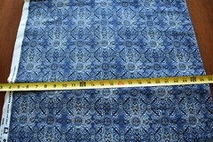 By 1/2 Yd, Blue Medallions on Quilt Cotton, Jo-Ann, Hudson Ohio, N5436