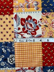 VINTAGE Patchwork: Faye Burgos For Marcus Brothers Textiles BTY