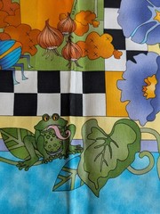 Cotton Fabric Panel GARDEN Possibilities Nancy Smith Lynda Milligan 35″ W x 45″H