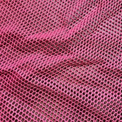 Pink Mesh Fabric Remnant Scrap Remnant Embellishment