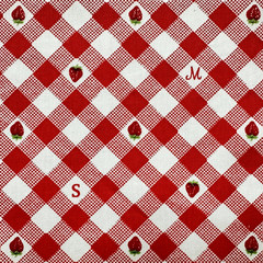 Red Floral Fabric Squares 5X5 Inch, 42 Pcs 100% Cotton Charm Packs for Quilting,