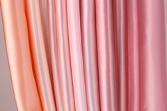 Peach Satin Charmeuse Fabric by the Yard, Silky Charmeuse for Bridal Fashion