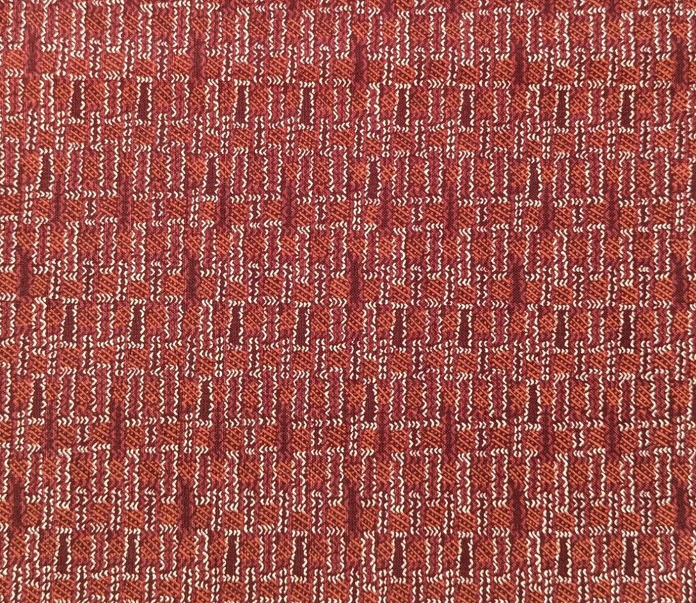 Rust Abstract Quilting Fabric Jo-Ann 1/2 yard
