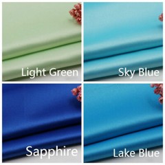 1M Satin Silky Fabric Solid Thick Cloth Wedding Evening Dress cloth Material DIY