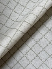 3 7/8 Yards CHELSEA TEXTILES TRELLIS IN SEAMIST
