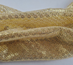 Metallic Gold Mesh Net Fabric 4 Yards x 54 Precut