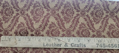 Jacquard Tapestry Weave Damask Drapery Upholstery Fabric Eggplant 5.5 yds x 54″
