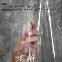 Waterproof Fabric Tpu Clear Transparent Protective for Raincoat Jacket Craft New