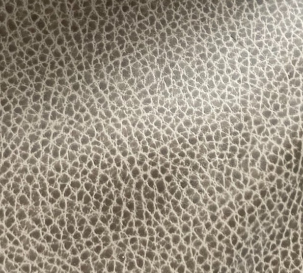 Gray/Brown Pebbled Faux Leather Vinyl Fabric Upholstery Material by 5 Yards