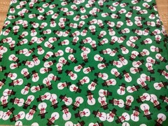 Vintage Jo-Ann Fabrics Cotton Christmas Fabric 2 Separate Yards 36 X 44”