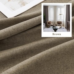 Brown Curtain 96 Inches Long for Bedroom/Living Room Thermal Insulated Black …
