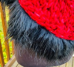 Lucci Yarns NewFauxFur 62 X 5Designer Fabric StripUnit of 1 BrownAccessory Craft
